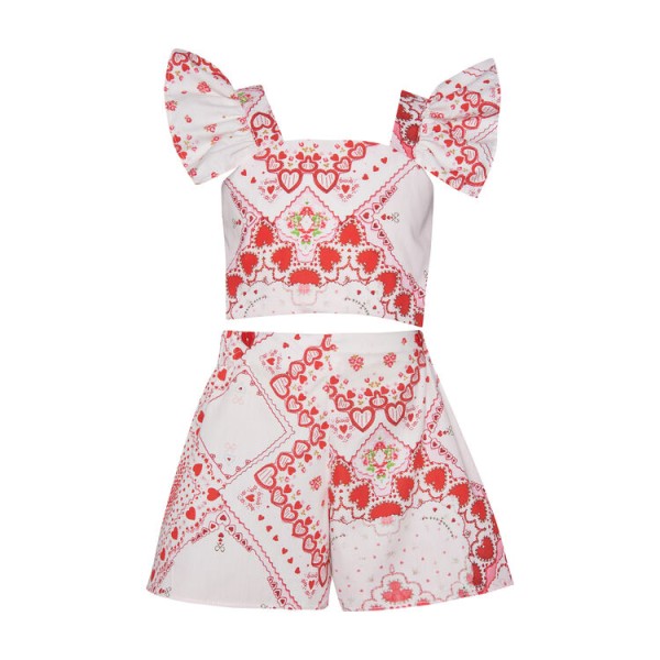 Ολόσωμη φόρμα με σορτς κορίτσι Two in a Castle