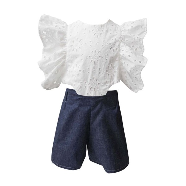 Ολόσωμη φόρμα με σορτς κορίτσι Two in a Castle