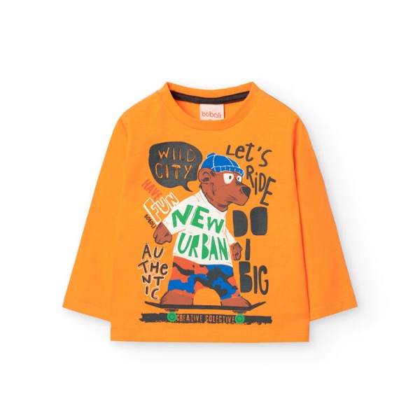 Μπλούζα λεπτή αγόρι με στάμπα Boboli