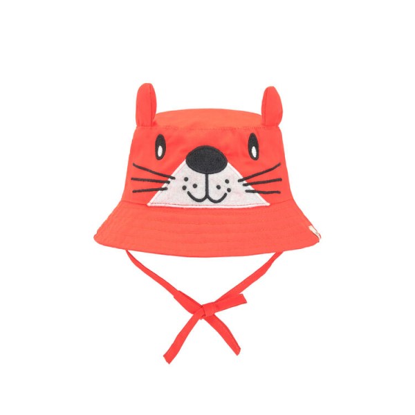 Καπέλο αγόρι κόκκινο ζωάκι Boboli