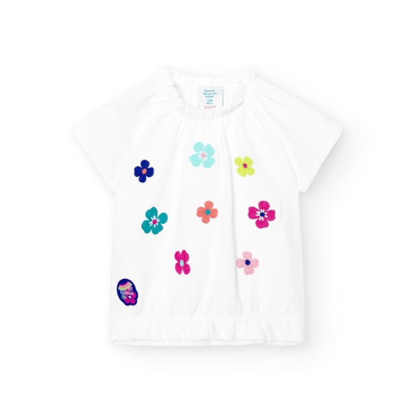 Μπλούζα κορίτσι λευκή Boboli