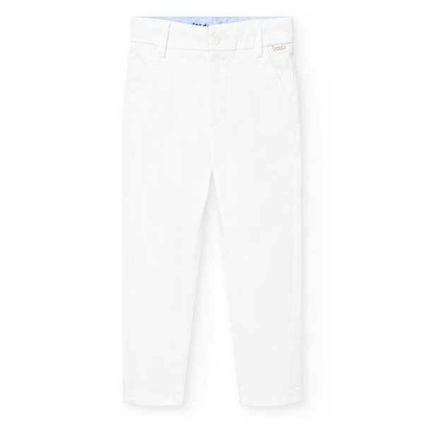 Παντελόνι αγόρι λευκό Boboli