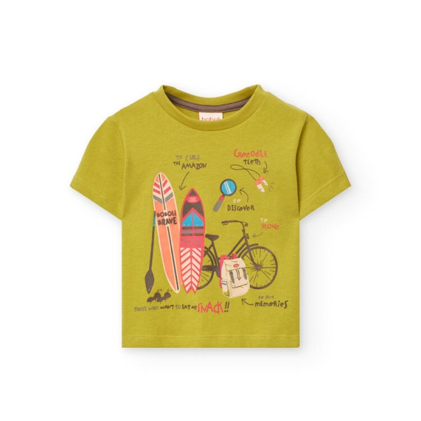 Μπλούζα αγόρι πράσινη Boboli