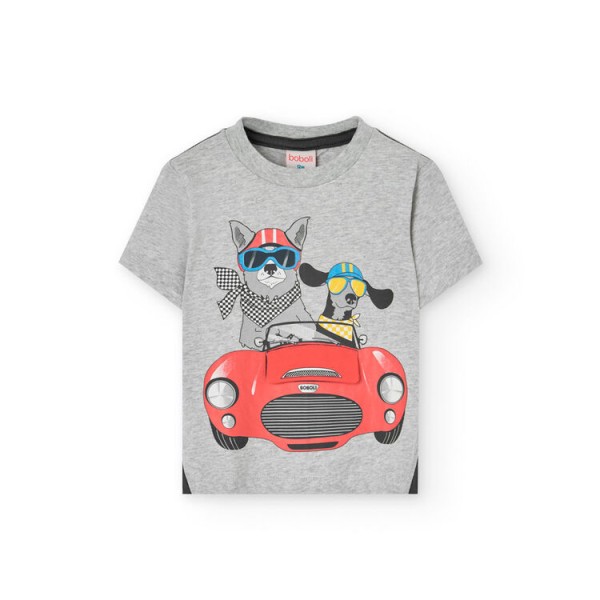 Μπλούζα αγόρι γκρι Boboli