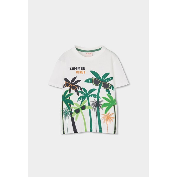 Μπλούζα αγόρι λευκή Boboli