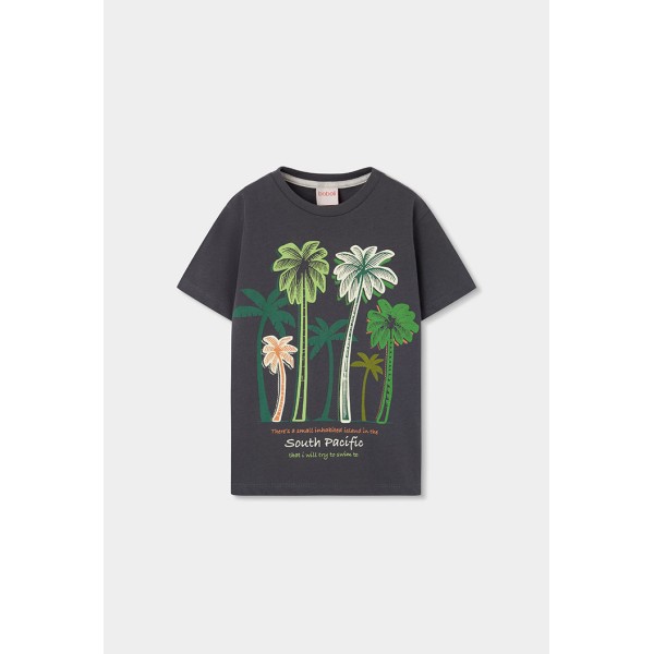 Μπλούζα αγόρι γκρι Boboli