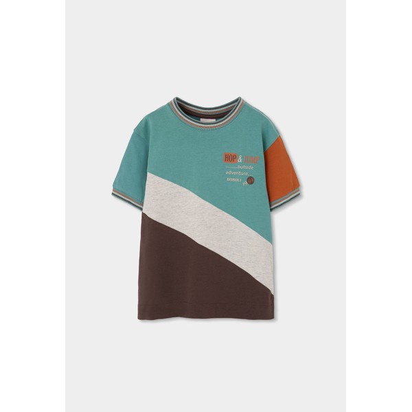 Μπλούζα αγόρι τρίχρωμη Boboli