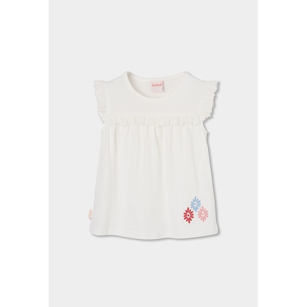 Μπλούζα κορίτσι λευκή Boboli