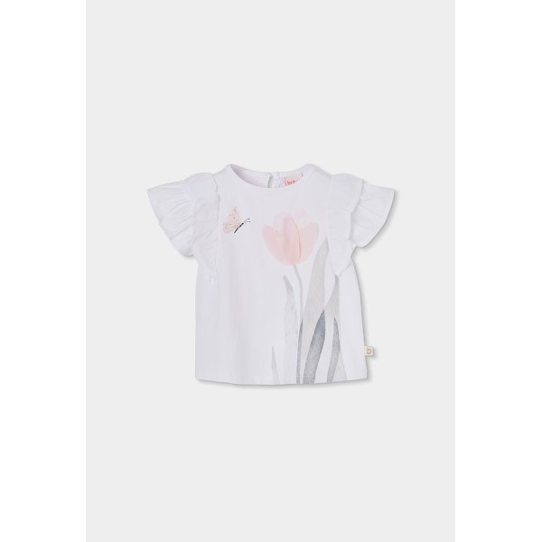 Μπλούζα κορίτσι λευκή Boboli