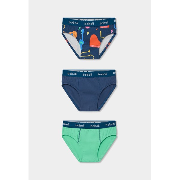 Σλιπ 3 τμχ  για αγόρι Boboli