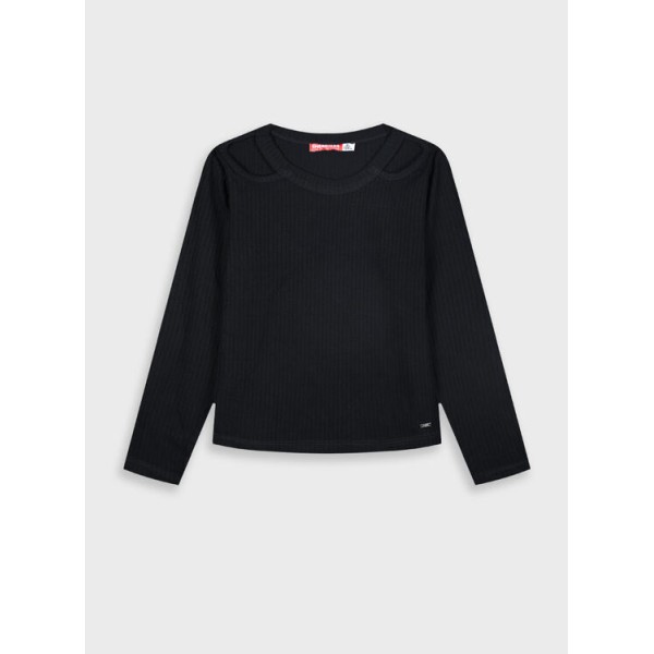 Μπλούζα κορίτσι λεπτή μαύρη Energiers