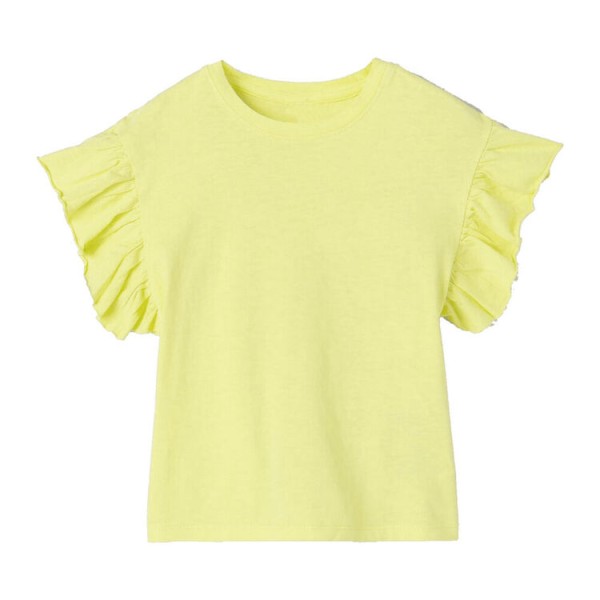 Μπλούζα κορίτσι κίτρινη με φραμπαλά Energiers