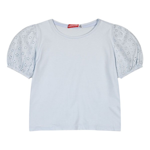 Μπλούζα κορίτσι με φουσκωτά κεντημένα μανίκια Energiers