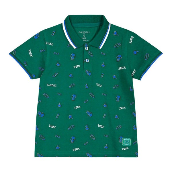 Μπλούζα αγόρι πόλο πράσινη Energiers