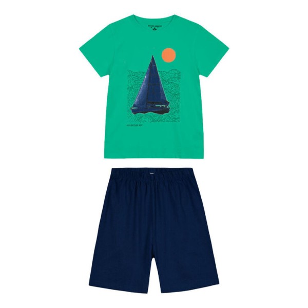 Πυζάμα αγόρι πράσινη με μπλε Energiers