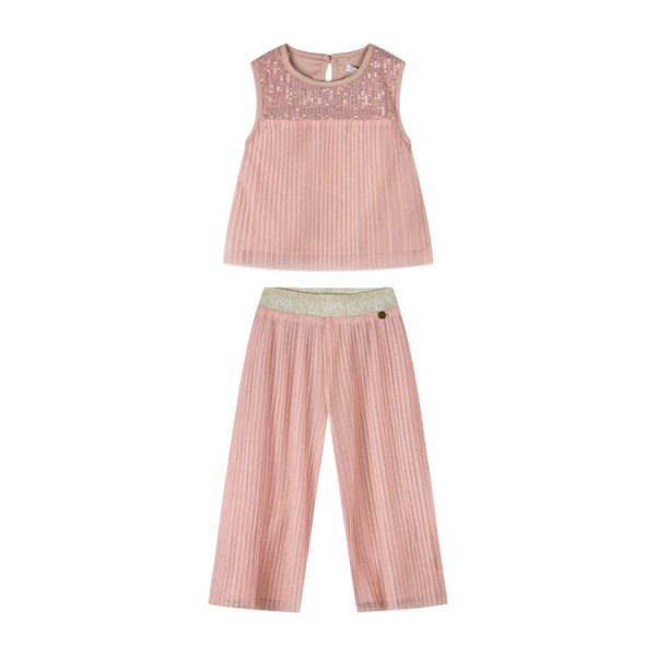 Σετ παντελόνα με τοπάκι πλισέ Energiers