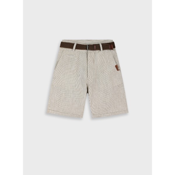 Βερμούδα αγόρι ριγέ με ζώνη Energiers
