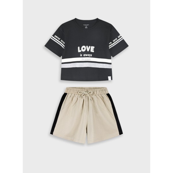 Σετ κορίτσι με σορτσάκι Energiers