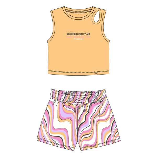 Σετ κορίτσι με σορτσάκι Energiers