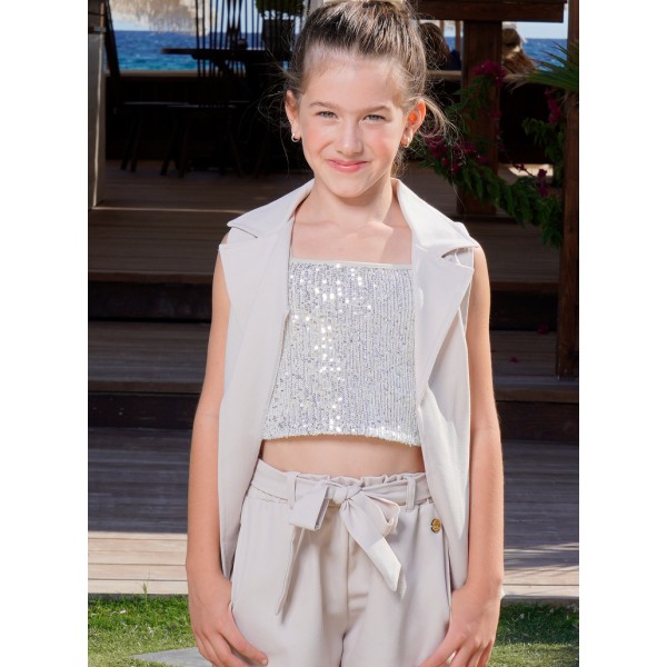 Σετ κορίτσι 3 τμχ με γιλέκο Energiers