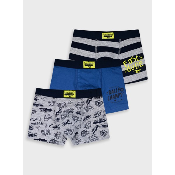 Μπόξερ 3 τμχ  για αγόρι Energiers