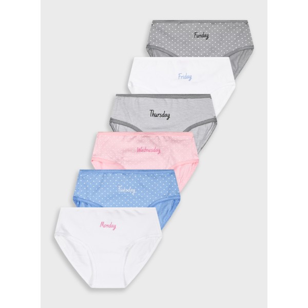 Βρακάκια 6 τμχ  για κορίτσι Energiers