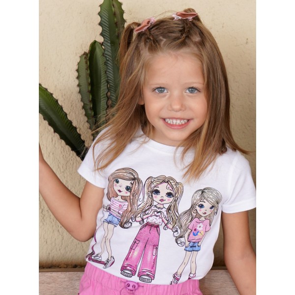 Μπλούζα κορίτσι λευκή Energiers