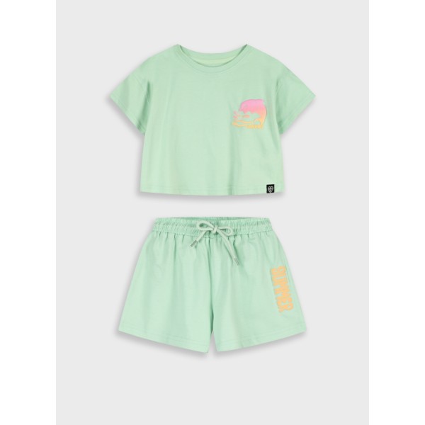 Σετ κορίτσι μακό με σορτσάκι Energiers