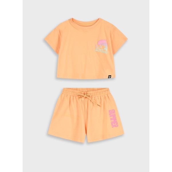 Σετ κορίτσι μακό με σορτσάκι Energiers