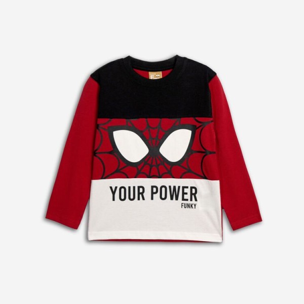 Μπλούζα λεπτή αγόρι Spiderman Funky Μπλούζα λεπτή αγόρι Spiderman Funky