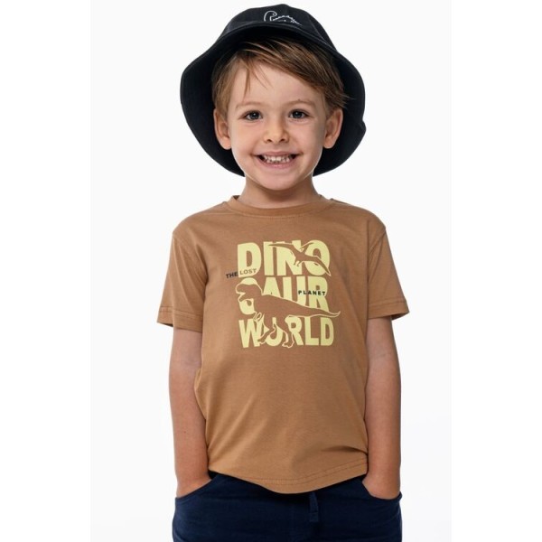 Σετ μακό αγόρι αμύγδαλο/μπλε