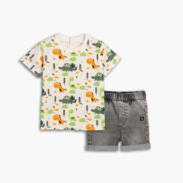 Σετ αγόρι με τζιν βερμούδα Funky