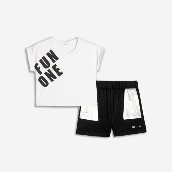 Σετ κορίτσι με σορτσάκι Funky