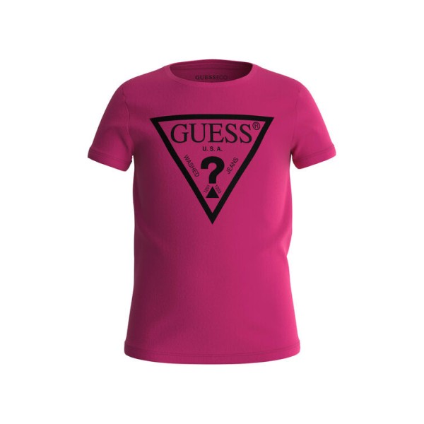 Μπλουζάκι με τριγωνικό λογότυπο Guess