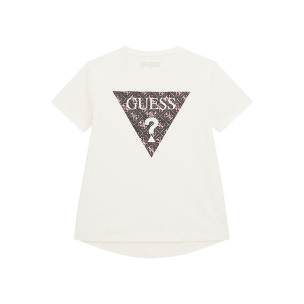 T-shirt με τριγωνικό λογότυπο Guess