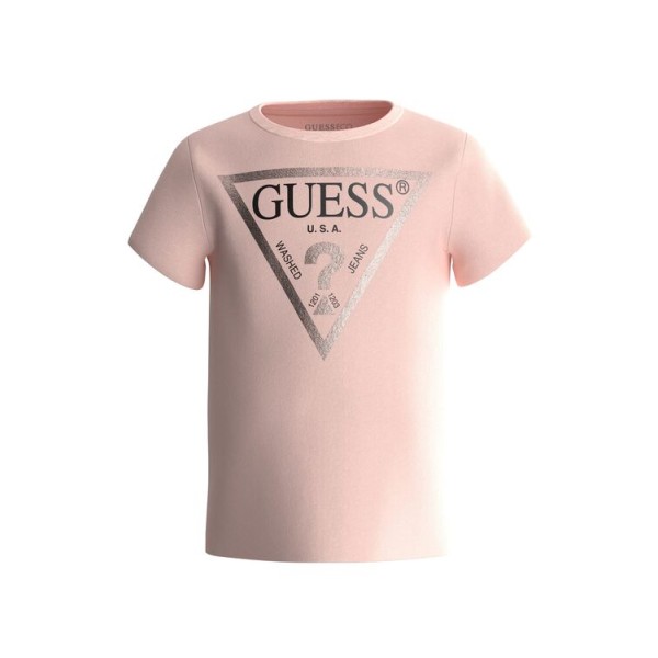Μπλουζάκι με τριγωνικό λογότυπο Guess