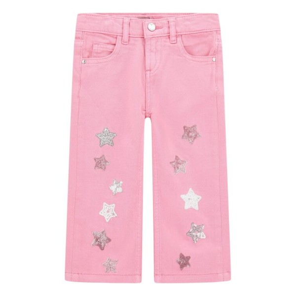 Παντελόνι κορίτσι τζιν ροζ Guess
