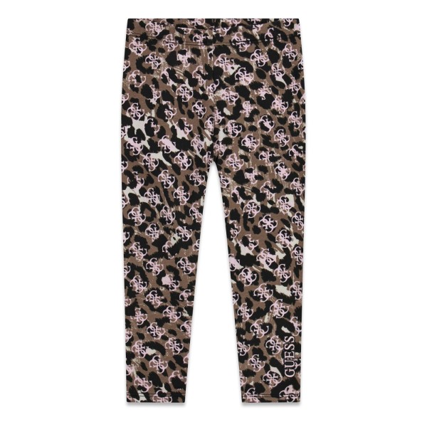 Κολάν animal print με ροζ λογότυπο Guess Κολάν animal print με ροζ λογότυπο Guess