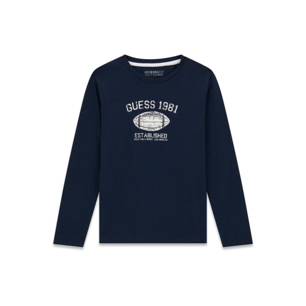 Μπλούζα μακρυμάνικη λεπτή αγόρι Guess