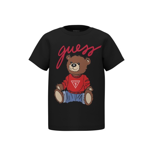 Μπλούζα αγόρι μαύρη Guess