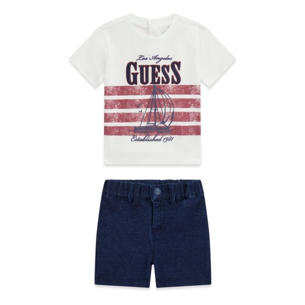 Σετ αγόρι με βερμούδα Guess