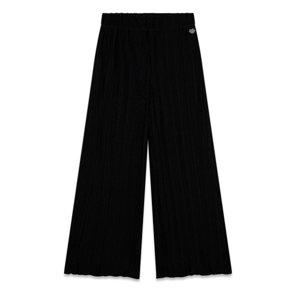 Παντελόνα γυαλιστερή μαύρη κορίτσι Guess