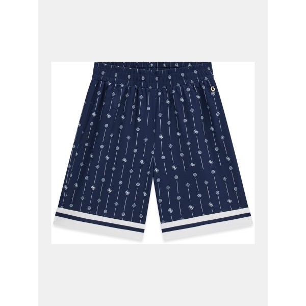 Βερμούδα σατέν μπλε κορίτσι Guess