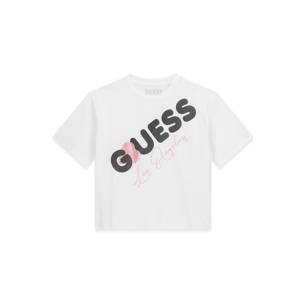 Μπλούζα κορίτσι λευκή Guess