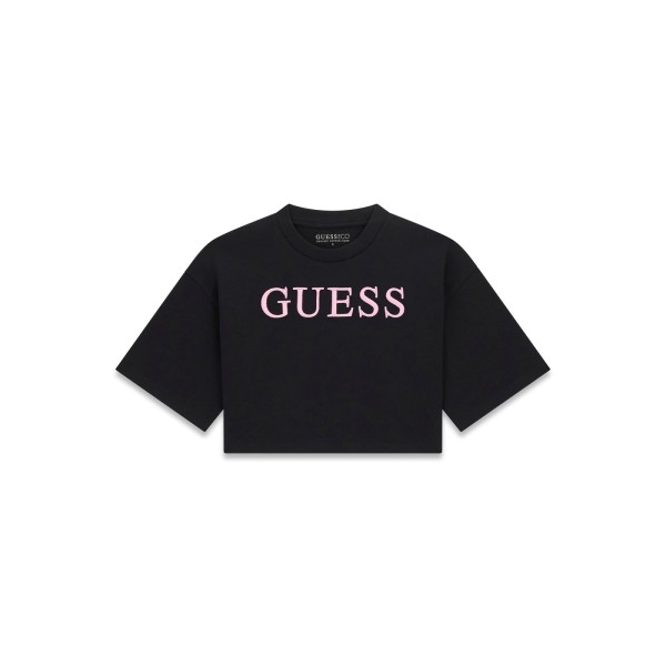 Μπλούζα κορίτσι μαύρη Guess