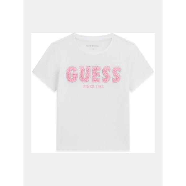Μπλούζα κορίτσι λευκή Guess