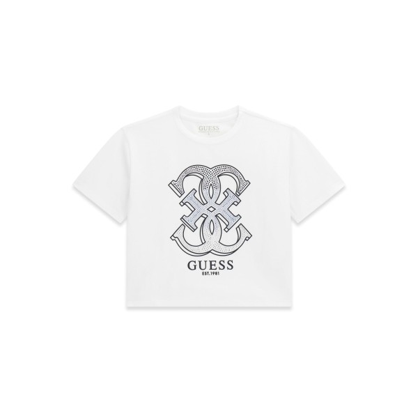Μπλούζα κορίτσι λευκή Guess