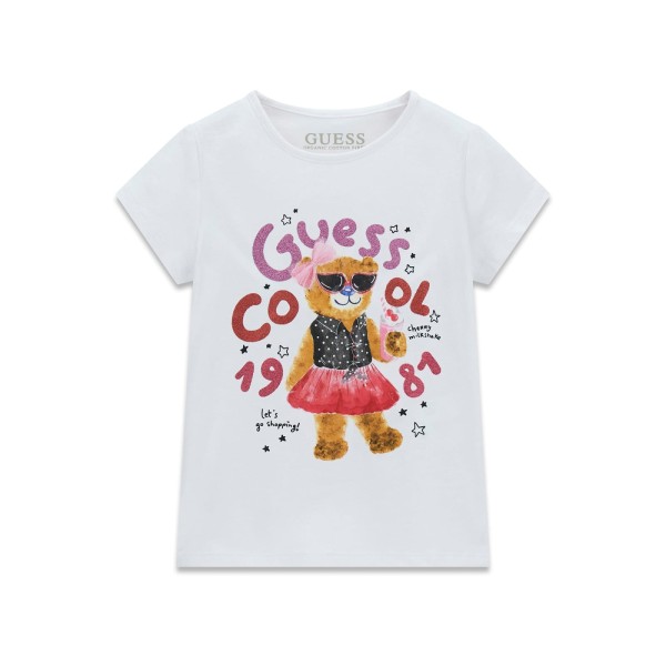 Μπλούζα κορίτσι λευκή Guess
