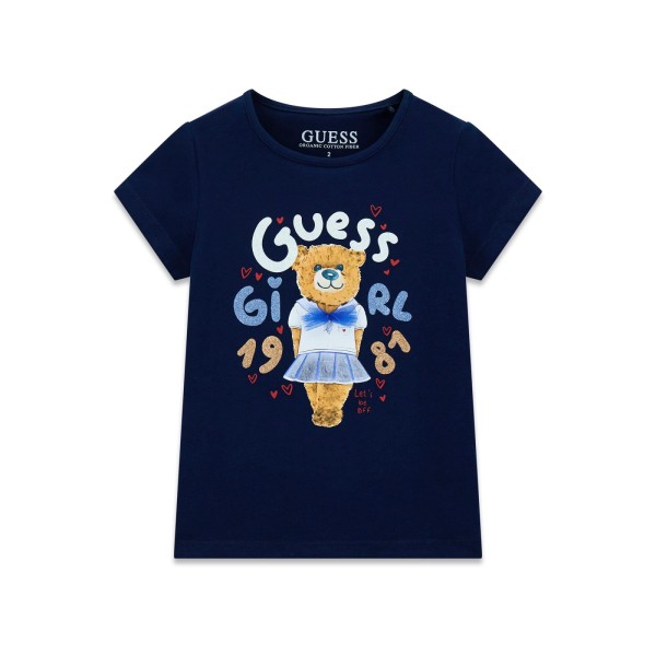 Μπλούζα κορίτσι μπλε Guess