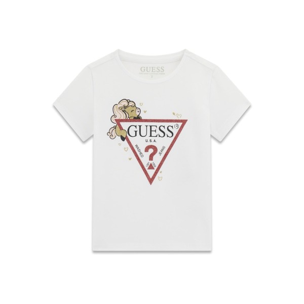 Μπλούζα κορίτσι λευκή Guess